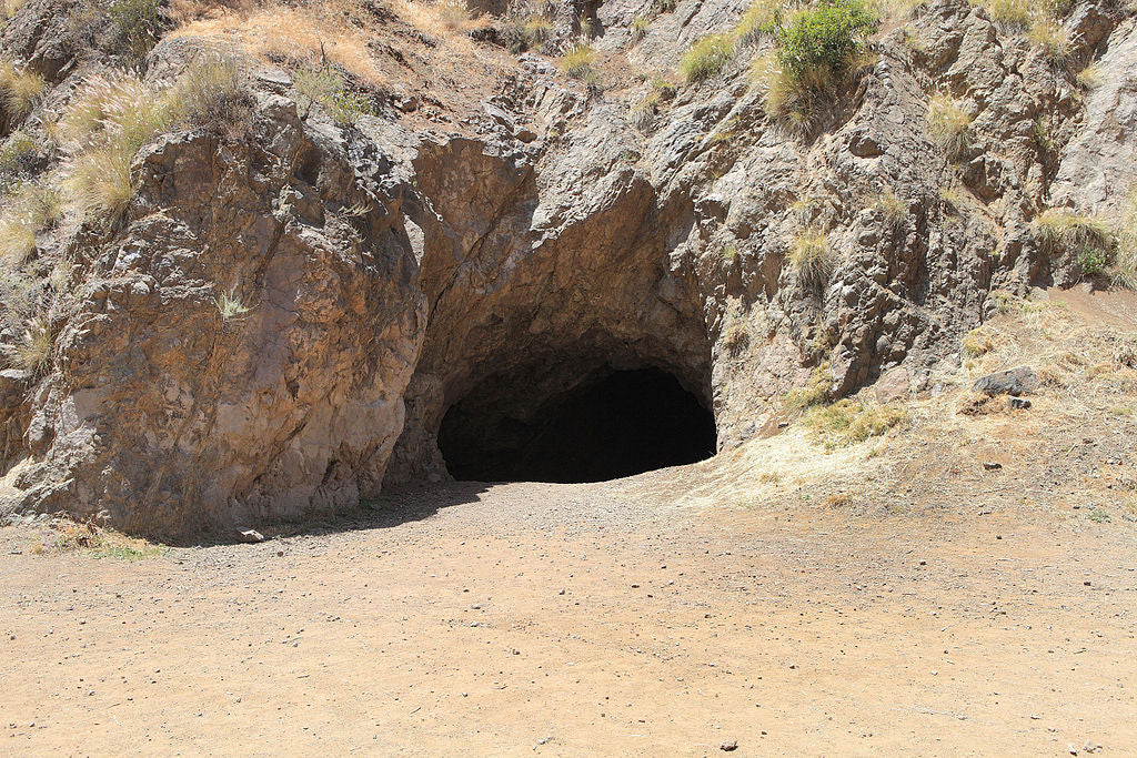 The entrance to the Bronson Cave