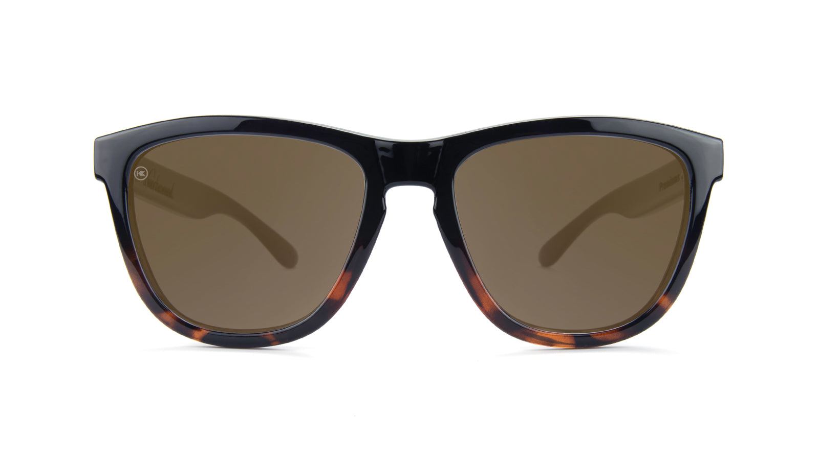 Glossy Black and Tortoise Shell Fade / Amber Premiums