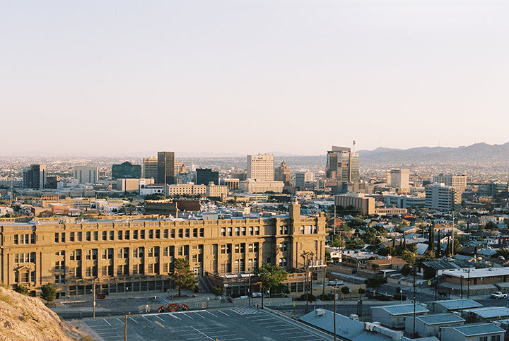 Overlooking the city of El Paso, Texas