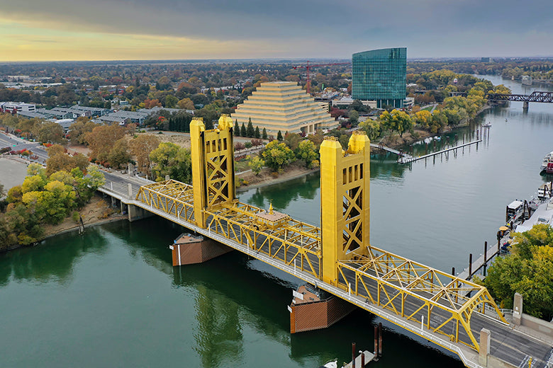 Aerial view of Sacramento, California