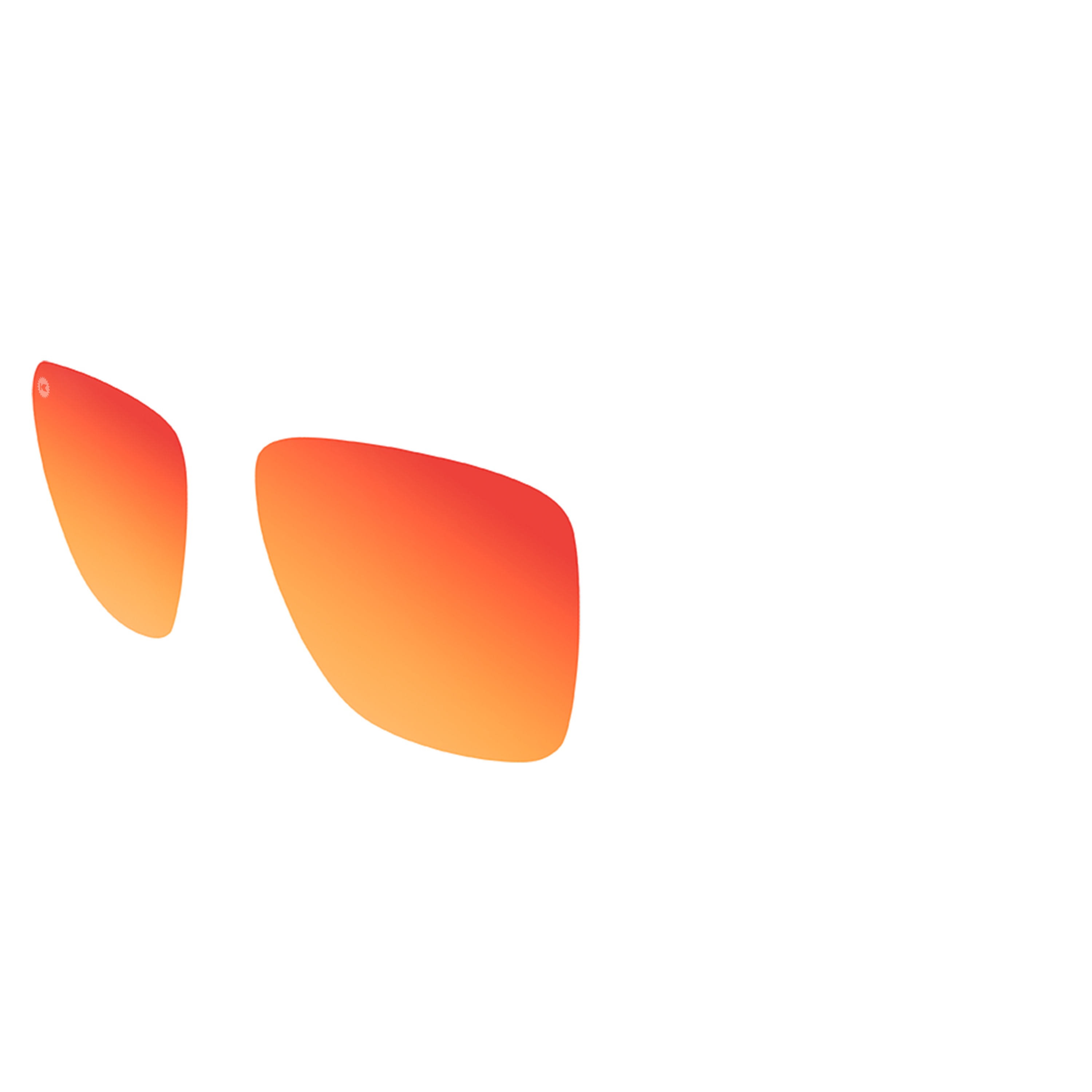 Knockaround Fast Lanes - Custom Lens - Red Sunset POLARIZED