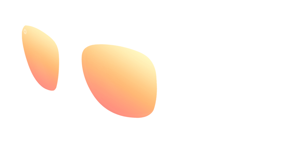 Knockaround Fort Knocks - Custom Lens - Peach POLARIZED