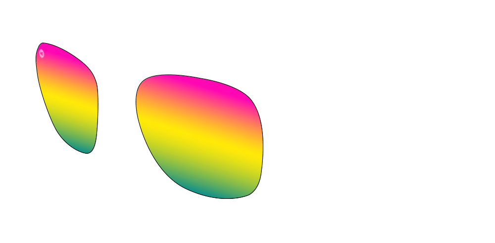 Knockaround Fort Knocks - Custom Lens - Rainbow POLARIZED