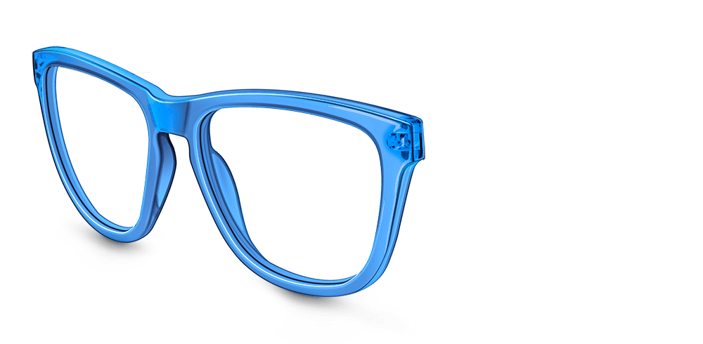 Knockaround Premiums - Custom Front - Clear True Blue