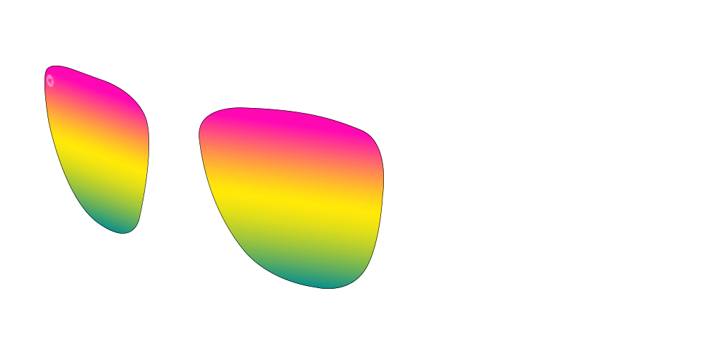 Knockaround Premiums - Custom Lens - Rainbow POLARIZED