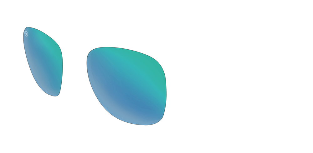 Knockaround Fort Knocks - Custom Lens - Green Moonshine