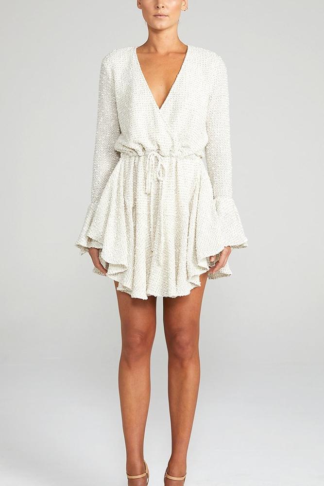 Shona Joy Salinger Ruffle Mini Dress ...