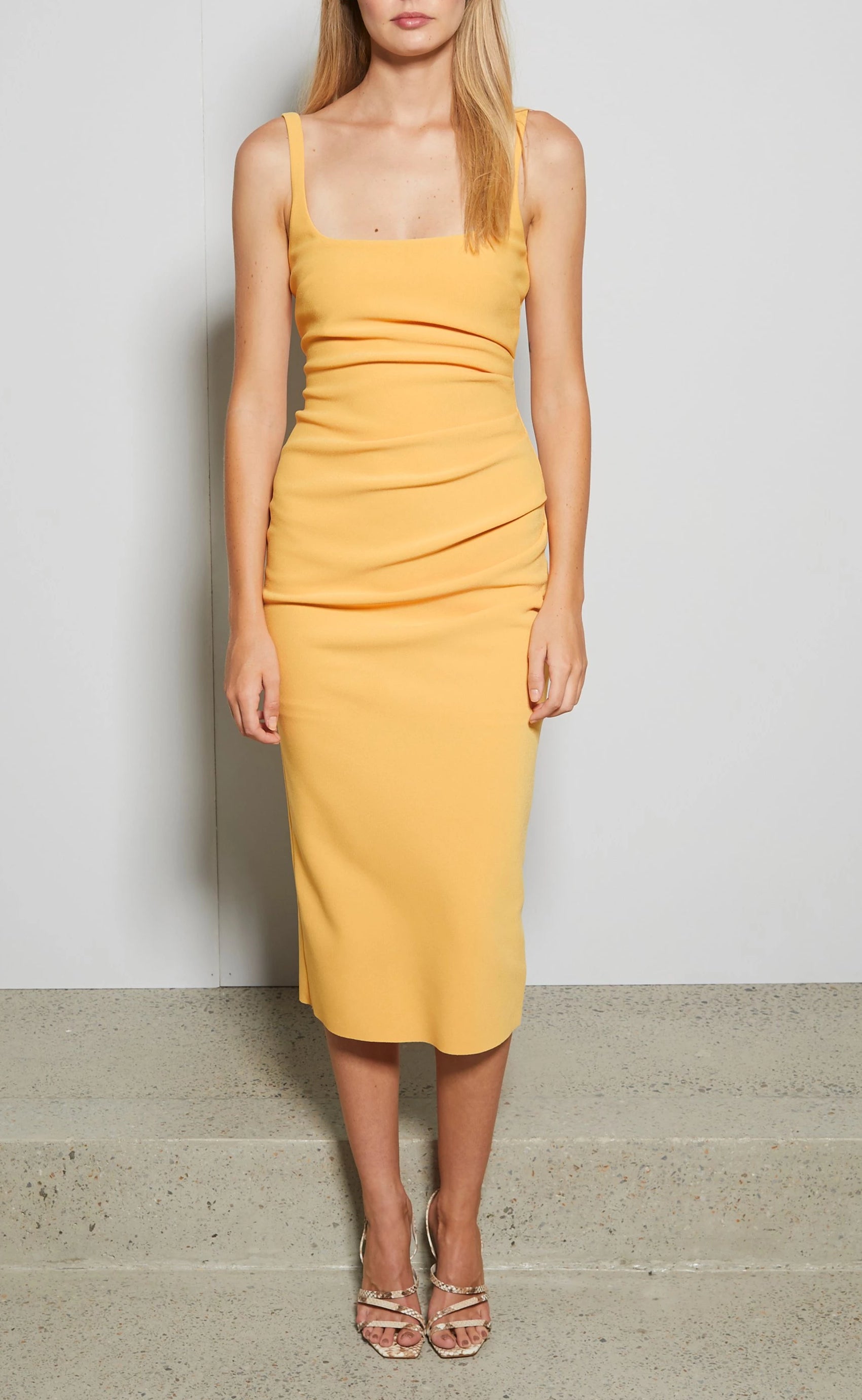 orange bec and bridge dress