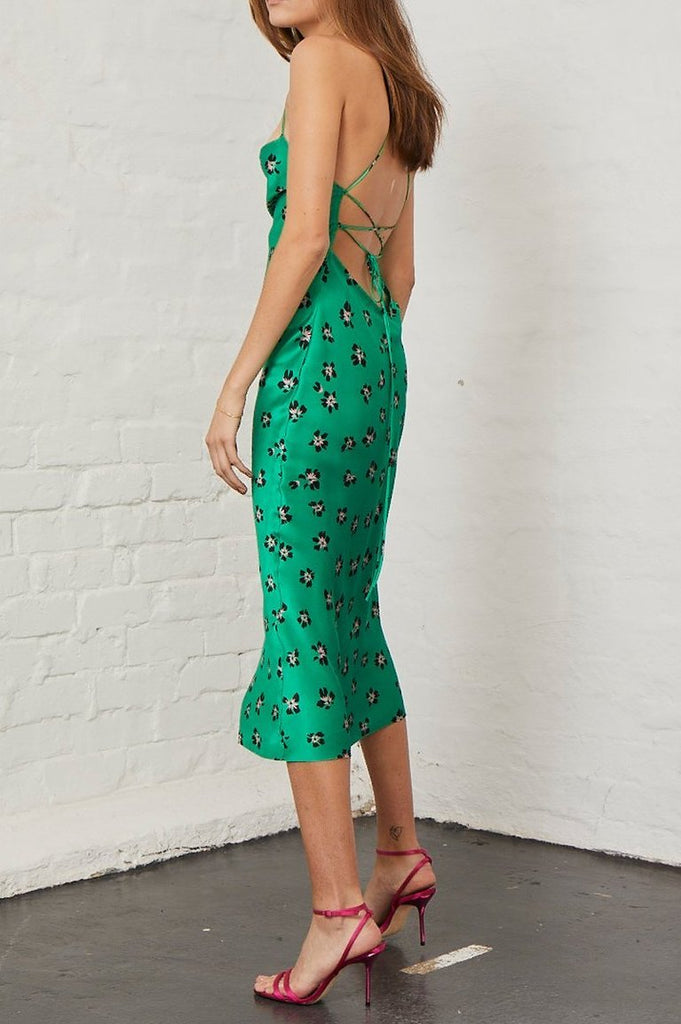 bec bridge tropicana midi dress