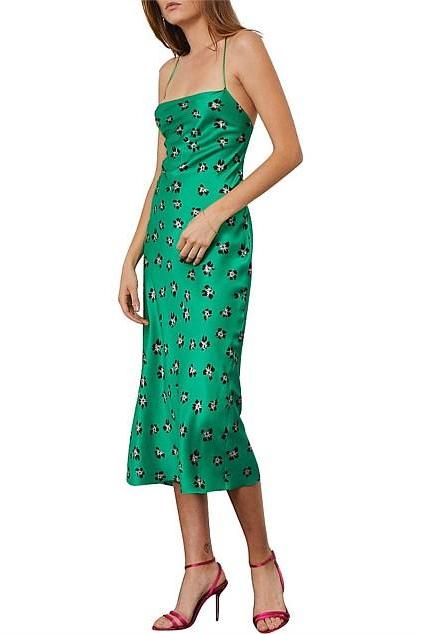 bec bridge tropicana midi skirt