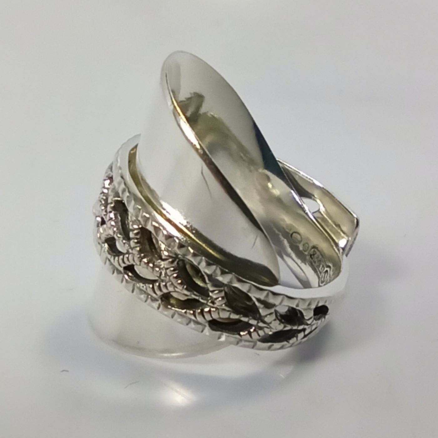 Solid Silver Spoon Rings (Sterling & Coin Silver) - jewish_jewelry