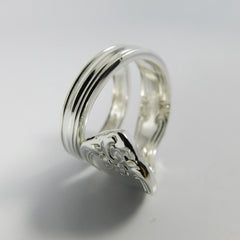 Spoon Ring in spiral twist shape