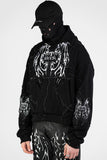 DESTROYED WINGS EMBROIDERED HOODIE
