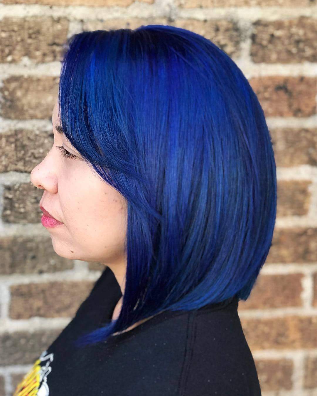 20 Most Amazing Blue Black Hair Color Looks of 2023