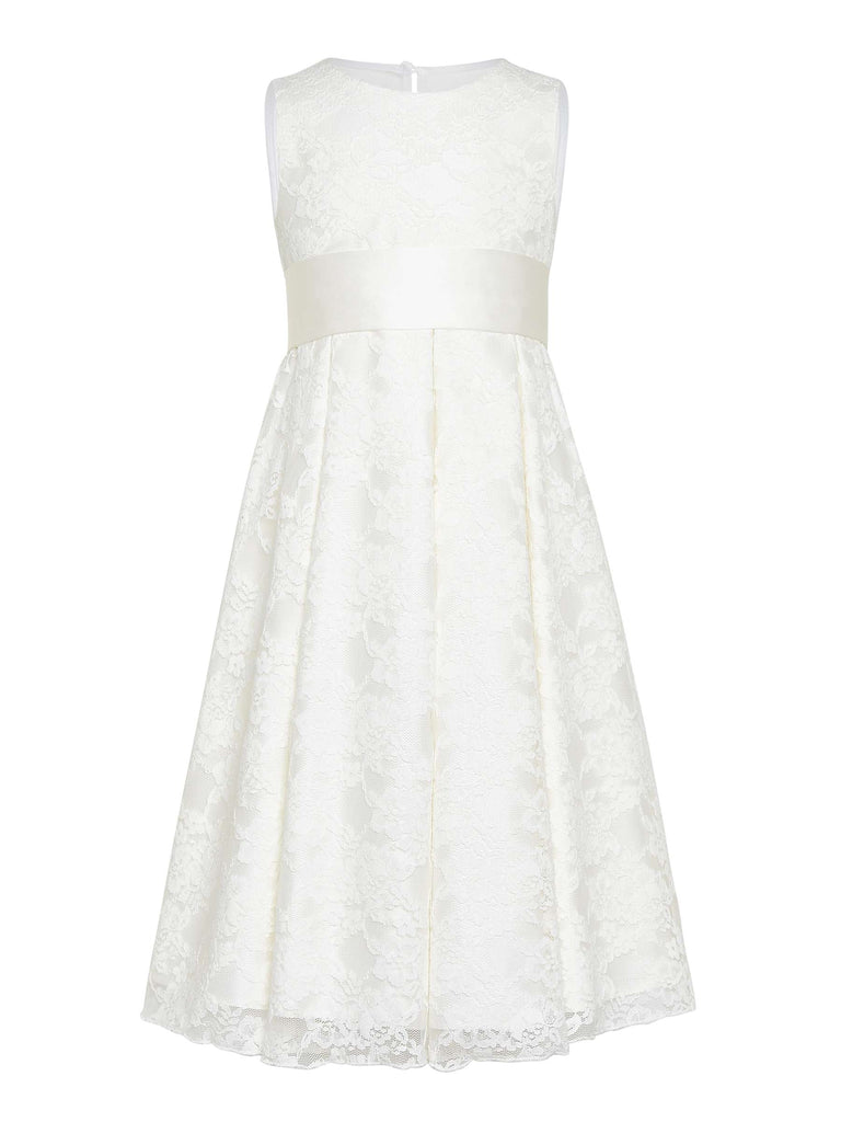 Top 12 White Tea Length Communion Dresses for Little Girls| Misdress