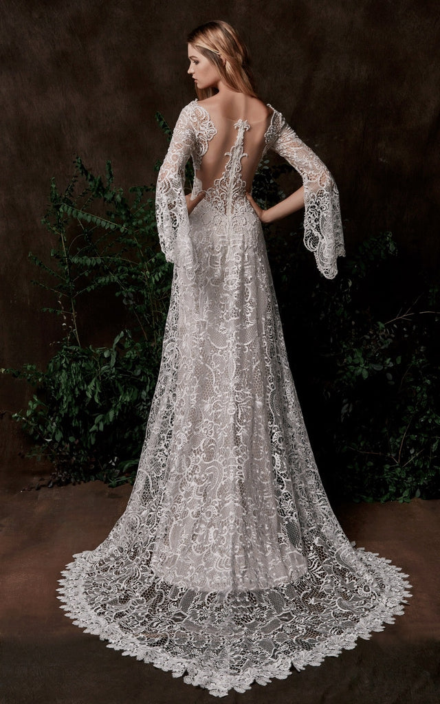 Lace wedding dress