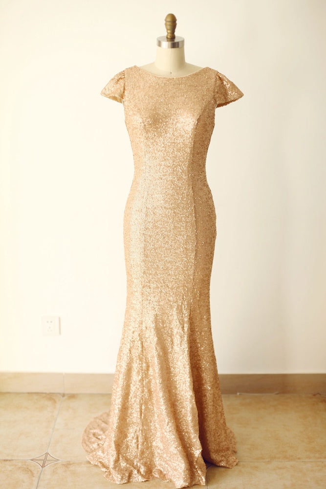 gold dress