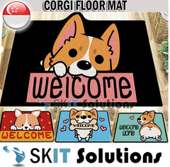 Corgi Floor Mat