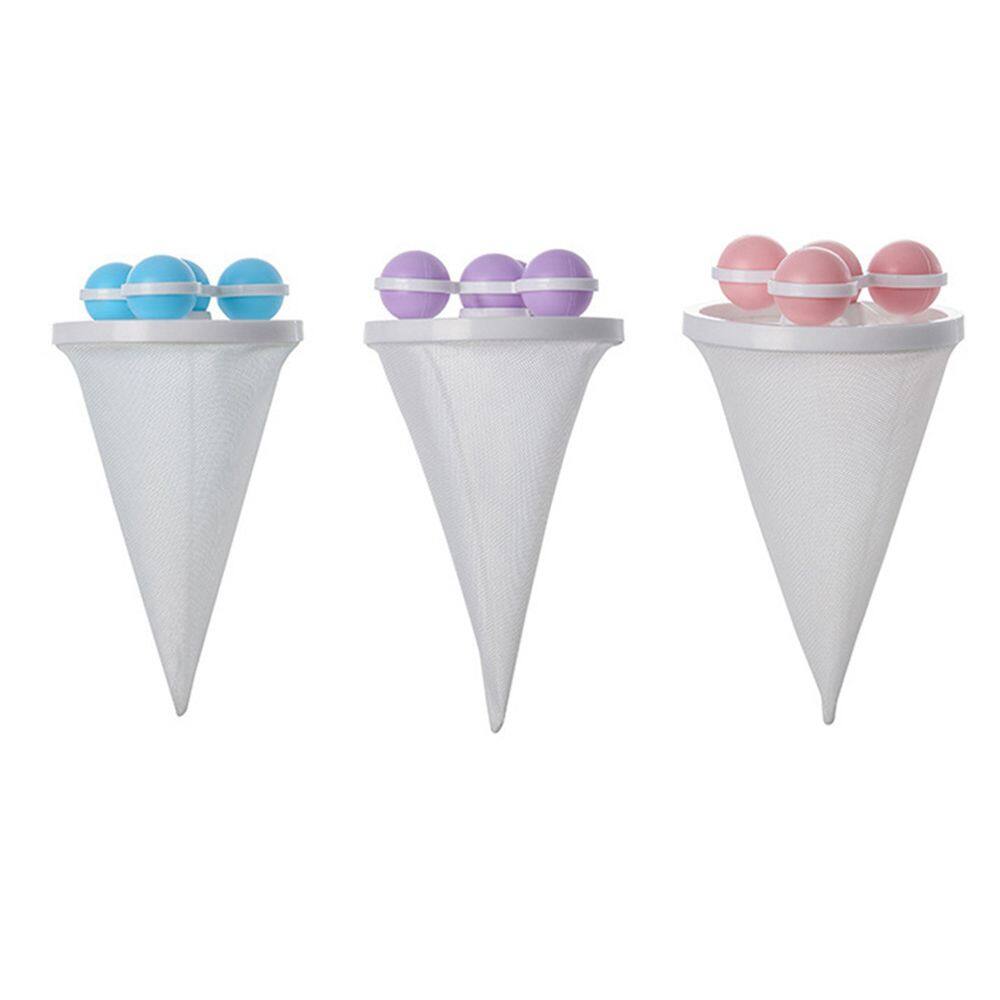 Reusable Washing Machine Lint Filter Bag Laundry Cleaning Protector Float Laundry Mesh Hair Catcher Floating Ball