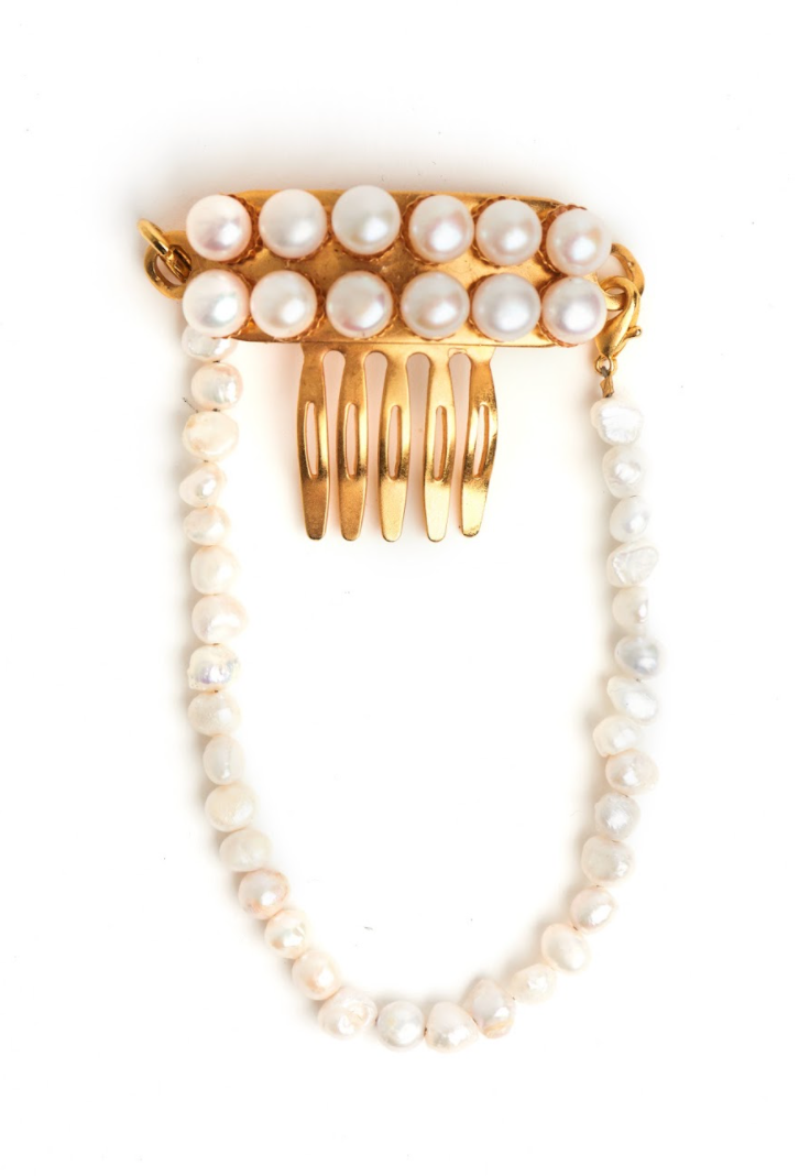 Pearl Hair Comb