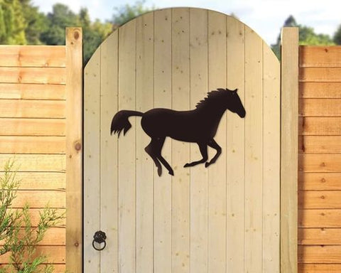 Metal Horse silhouette for your garden