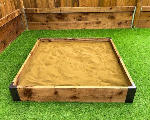 image of DIY sandpit set.