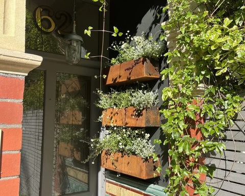 wall mounted bellamy planters