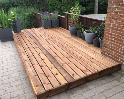 Decking in the garden