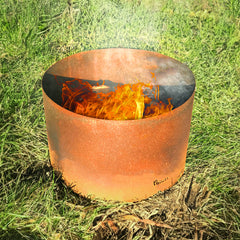 Volcann™ Circular Garden & Patio Fire Pit Brazier - Indoor Outdoors