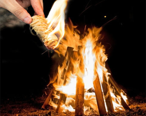 Adding Kindling to a Campfire