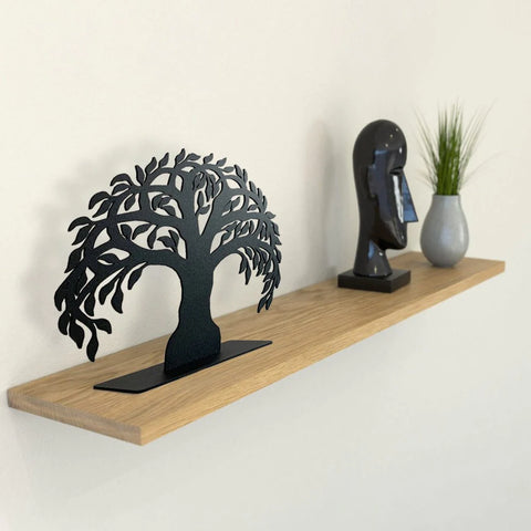 Tree of life ornament on shelf