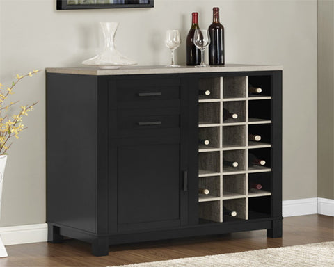 Modern Style Wine Cabinet in Contemporary Setting