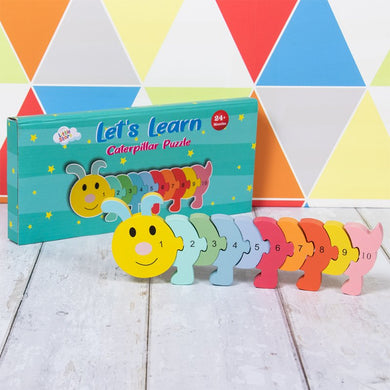 Let's Learn Caterpillar Counting Puzzle - Indoor Outdoors