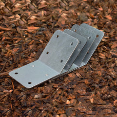 45° Galvanised Steel Timber Railway Sleeper Bracket - Indoor Outdoors