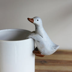 Plant Pot Art - Duck Pot Hanger - Indoor Outdoors