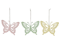 Memory Garden Tree Iron Hanging Butterflies - Indoor Outdoors