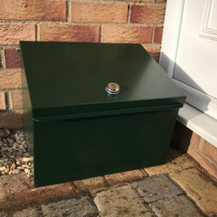 Small Lockable Parcel Box for Secure Deliveries - Indoor Outdoors