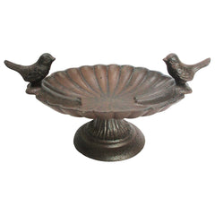 Rustic Cast Iron Bird Bath | Indoor Outdoors