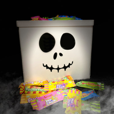 Halloween "Trick or Treat" Skeleton Box