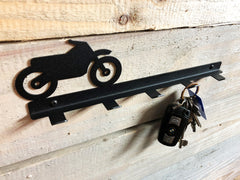 Motorcycle Wall Mount Key Rack - Indoor Outdoors