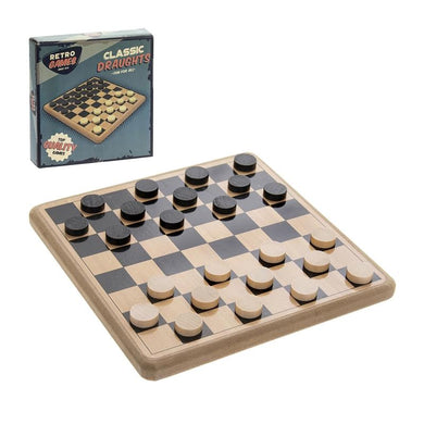 Retro Games Draughts Set - Indoor Outdoors