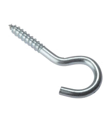 Zinc Plated Steel Screw Hanging Hooks DIY - Indoor Outdoors