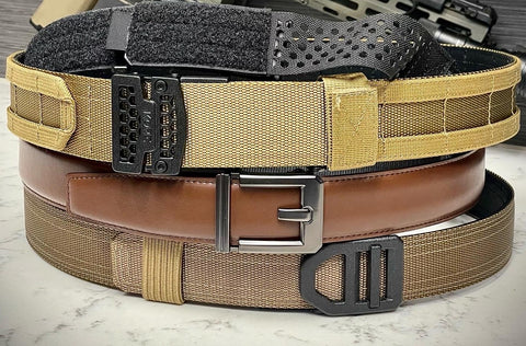 Kore Essentials Gun Belts, concealed carry belt, edc belts and battle belts.