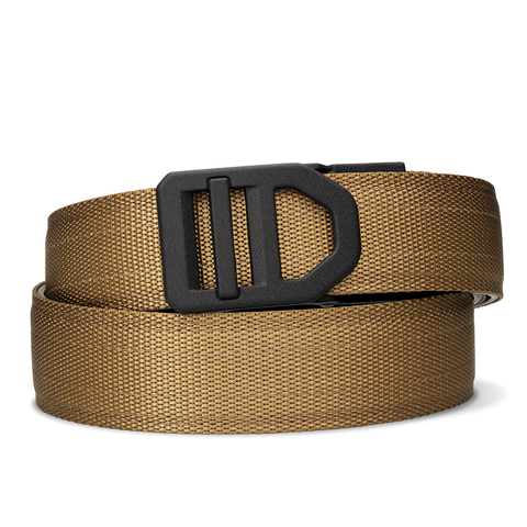 KORE X5 buckle and coyote tactical belt