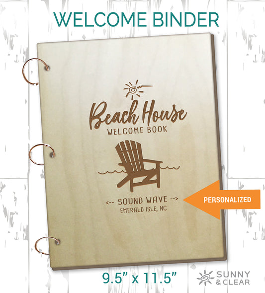 Welcome Visitor Guest Book: Guest sign in book for Airbnb, Beach House,  Vacation home, or Guest House (Welcome Visitor Guest Book: Beach Theme  Series)