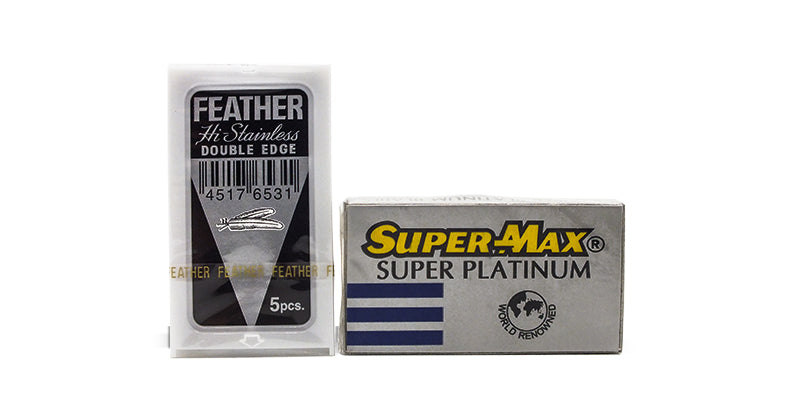 Feather and Supermax DE blades