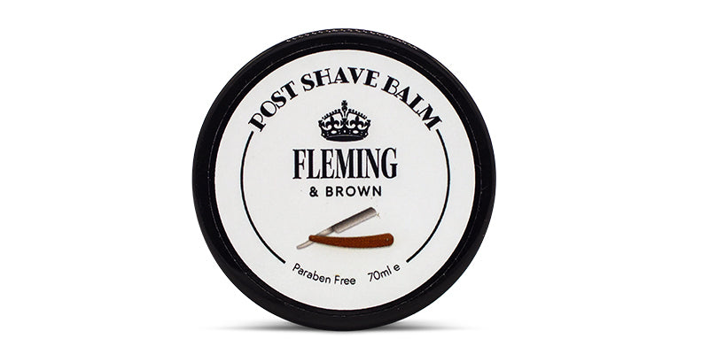 post shave balm fleming and brown