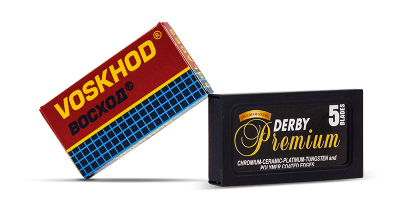 Derby Premium and Voskhod DE Razor Blades