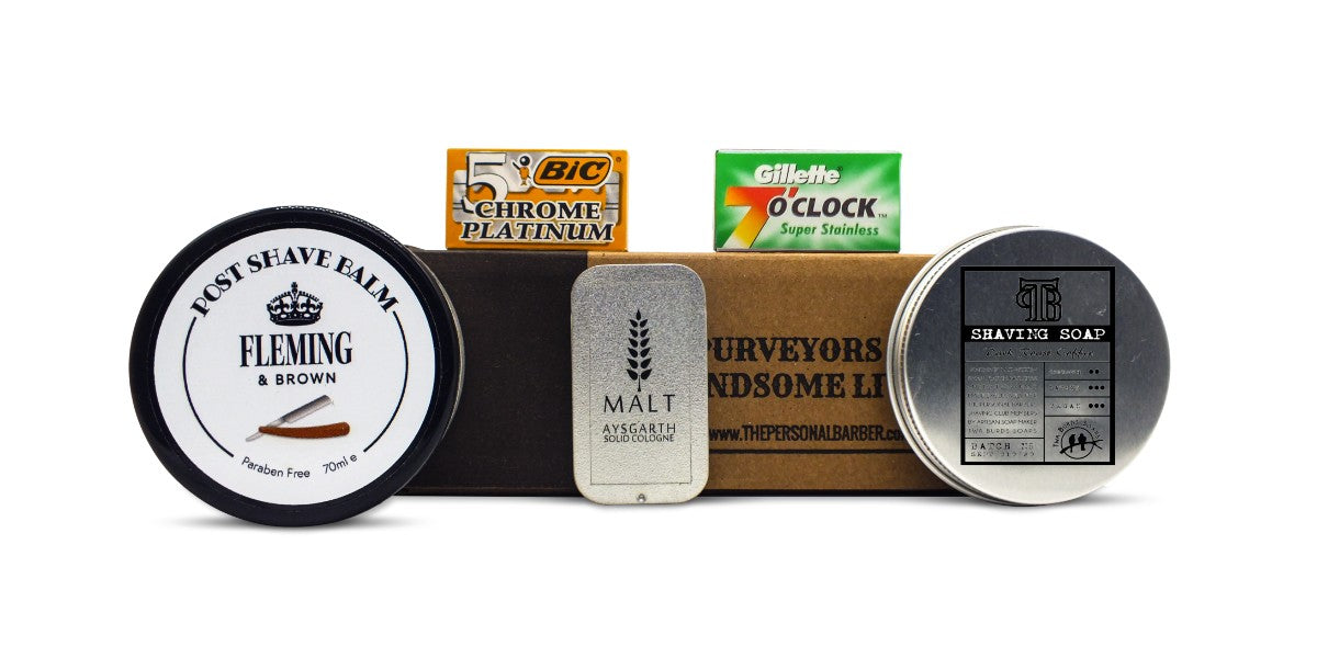 The Personal Barber OctoberNov Shaving Subscription Box