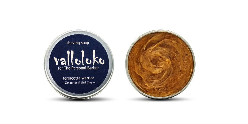 terracotta warrior shaving soap valloloko for The Personal Barber